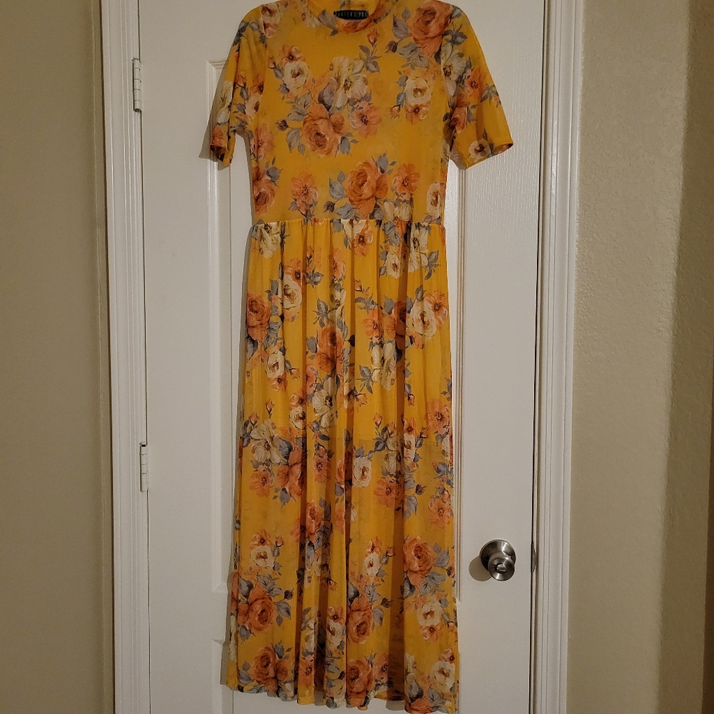 Long floral dress